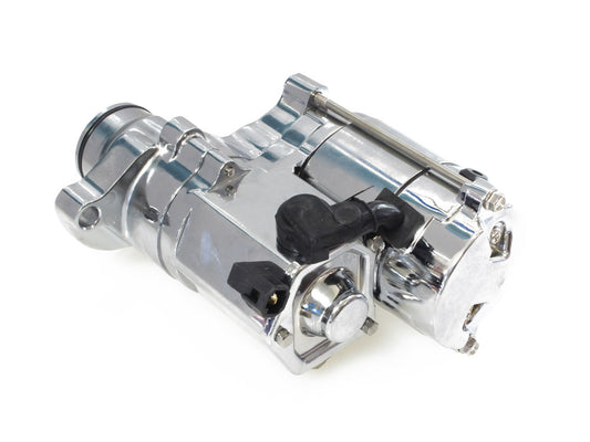 1.4kw Starter Motor - Chrome. Fits Softail 2007-2017, Dyna 2006-2017 & Touring 2007-2016