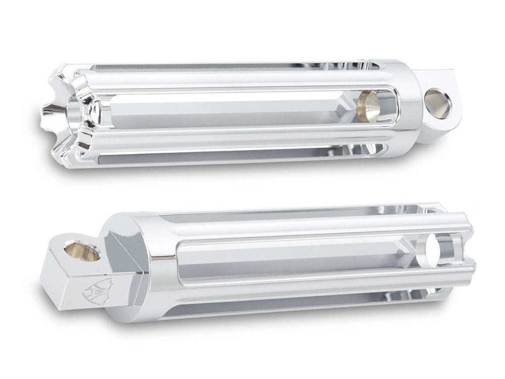 10-Gauge Footpegs - Chrome.