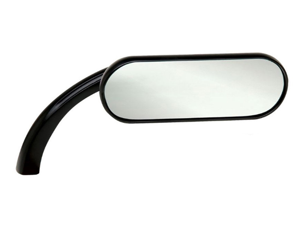 Mini Oval Mirror - Black. Fits Right.