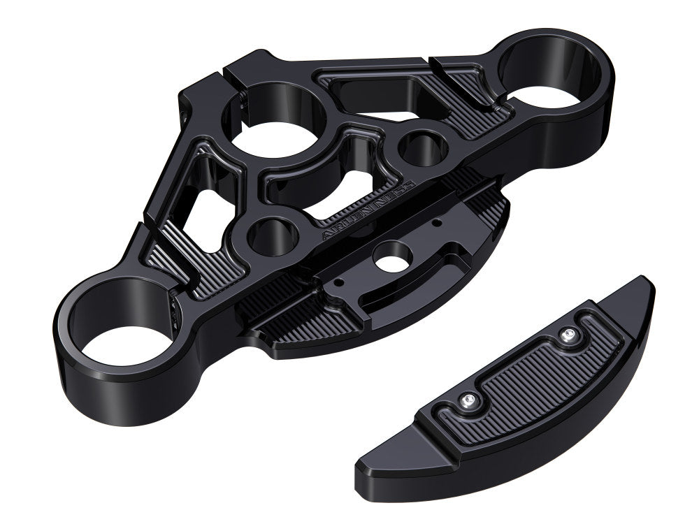 Method Top Triple Tree - Black. Fits Road Glide 2015-2023