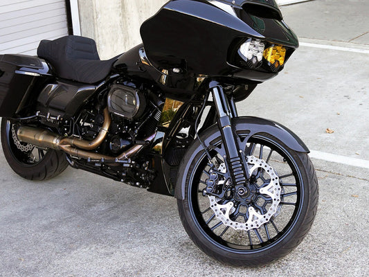 Carbon Wrapper Front Fender. Fits Most Touring 2014-2023 with 21in. Front Wheel