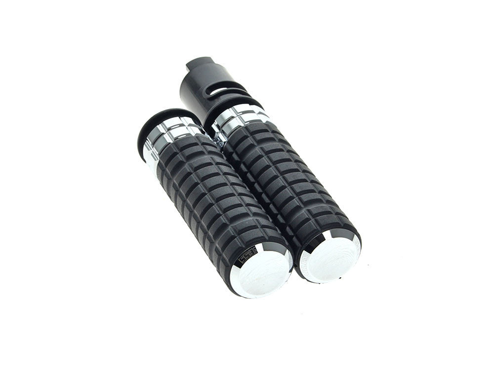 Speedliner Handgrips - Chrome. Fits CVO Touring 2023up, Street Glide & Road Glide 2024up, Touring 2025up & Softail 2025up