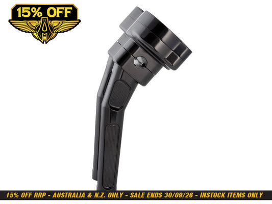 10in. Method Kickback Risers & Gauge Bezel- Black. Fits Road Glide 2015-2023
