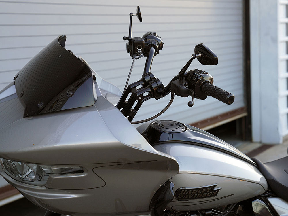 10in. Method Kickback Risers - Black. Fits 1in. Handlebar