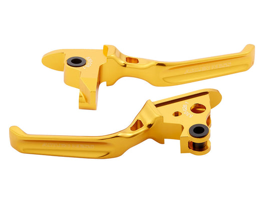 Method Levers - Gold. Fits Softail 2018-2024