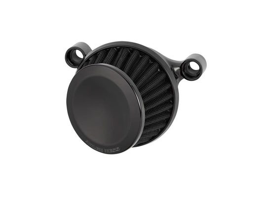 Mini 22° Air Cleaner Kit - Black. Fits Touring 2008-2016, Softail 2016-2017, CVO Softail 2011-2017 & Dyna Low Rider S 2016-2017 with Throttle-by-Wire