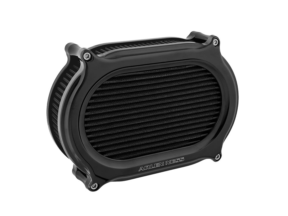 Stage 2 Oval Performance Air Cleaner Kit - Black. Fits Touring 2017-2024 & Softail 2018-2024