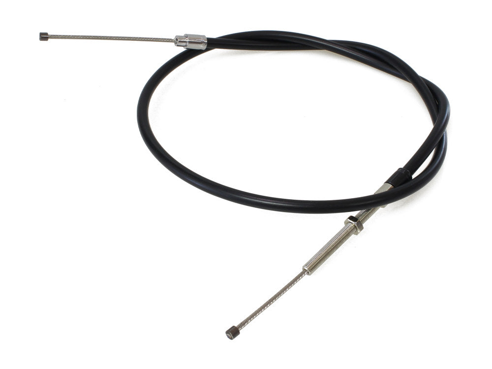 45in. Long Black Vinyl Clutch Cable. Fits Sportster 1971-Early 1984