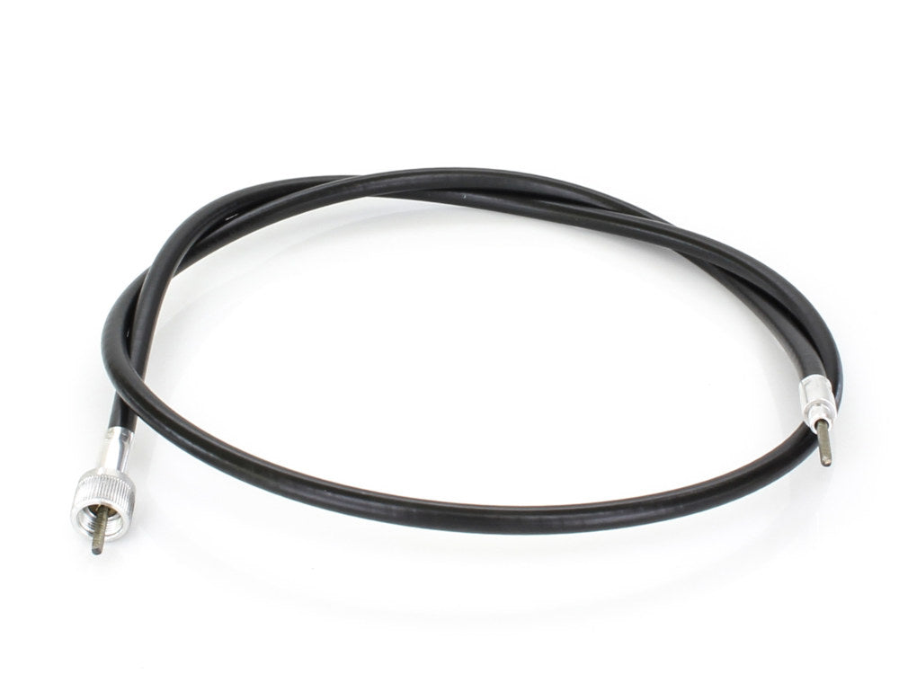 44in. Speedo Cable with 12mm Nut - Black Vinyl.