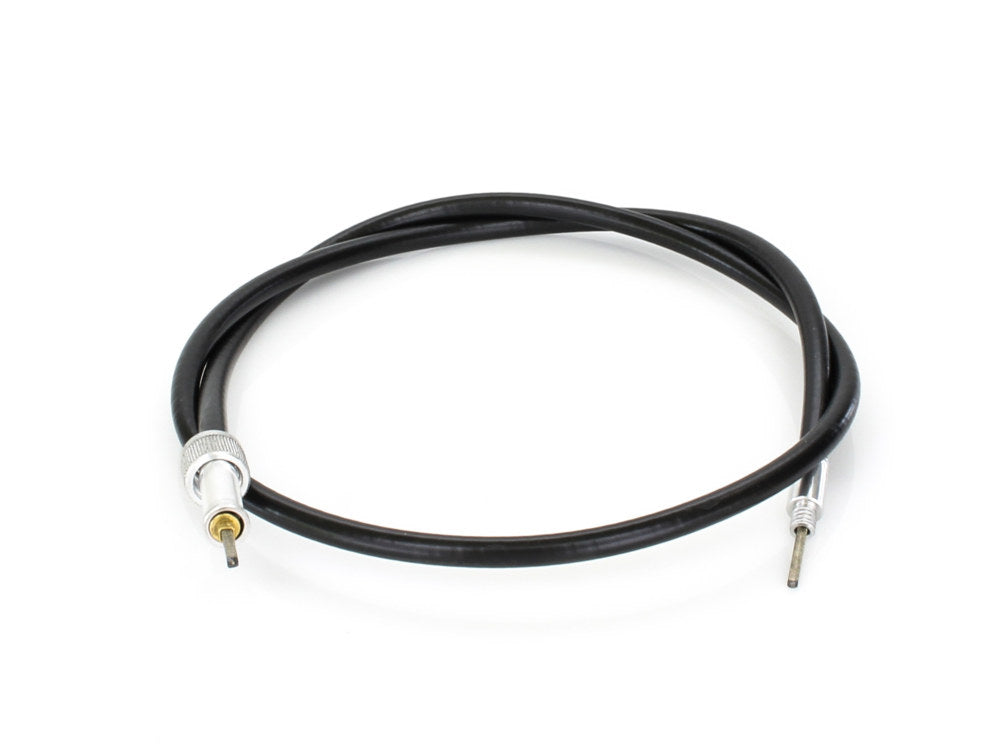 40in. Speedo Cable with 12mm Nut - Black Vinyl.