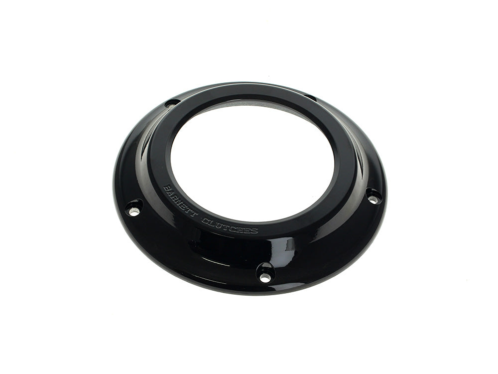 Scorpion Series Clear Derby Cover - Black. Fits Touring 2016up