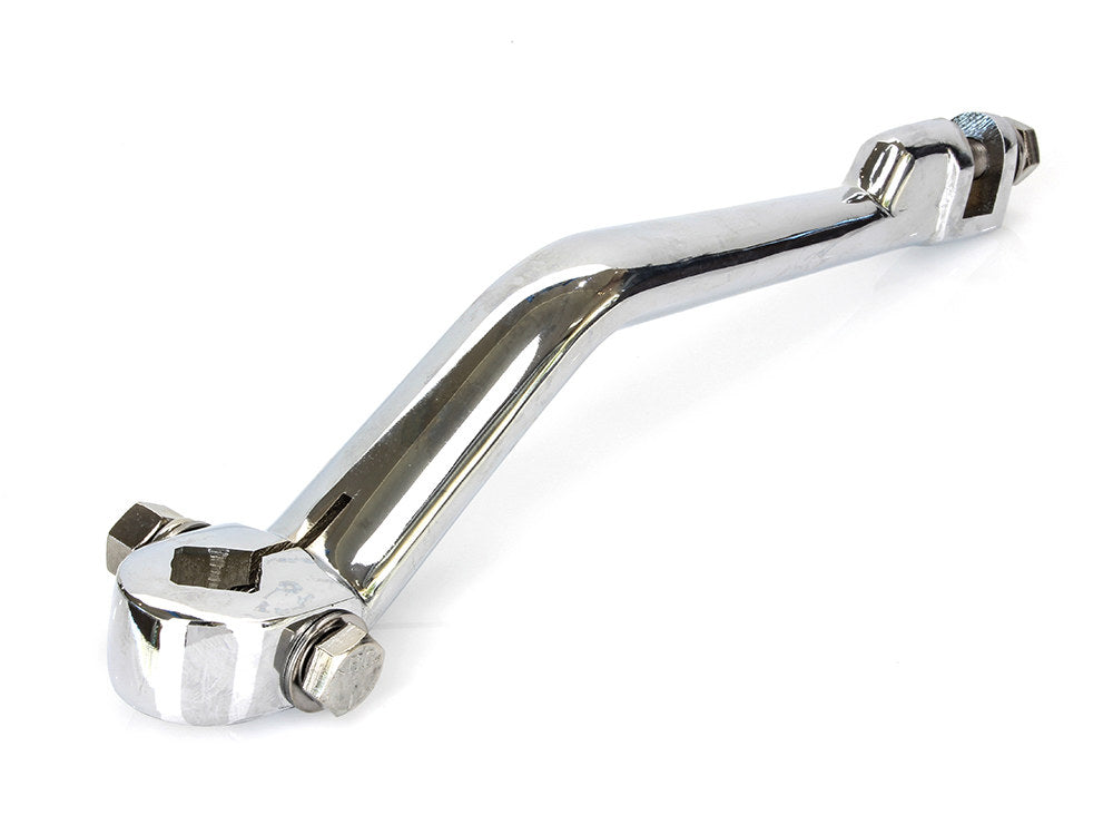 Magnum 1in. Longer Kick Arm - Chrome. Fits H-D Pre-1977.