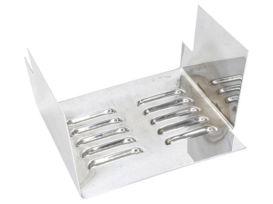 Louvered Battery Side Cover - Chrome. Fits FX 1973-1986 & Sportster 1982-2003.