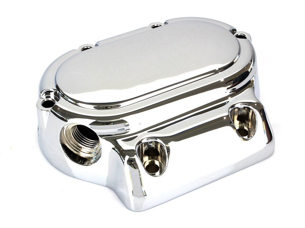Clutch Cover - Chrome. Fits 5Spd Softail 1987-2006, Dyna 1991-2005 & Touring 1987-2006.