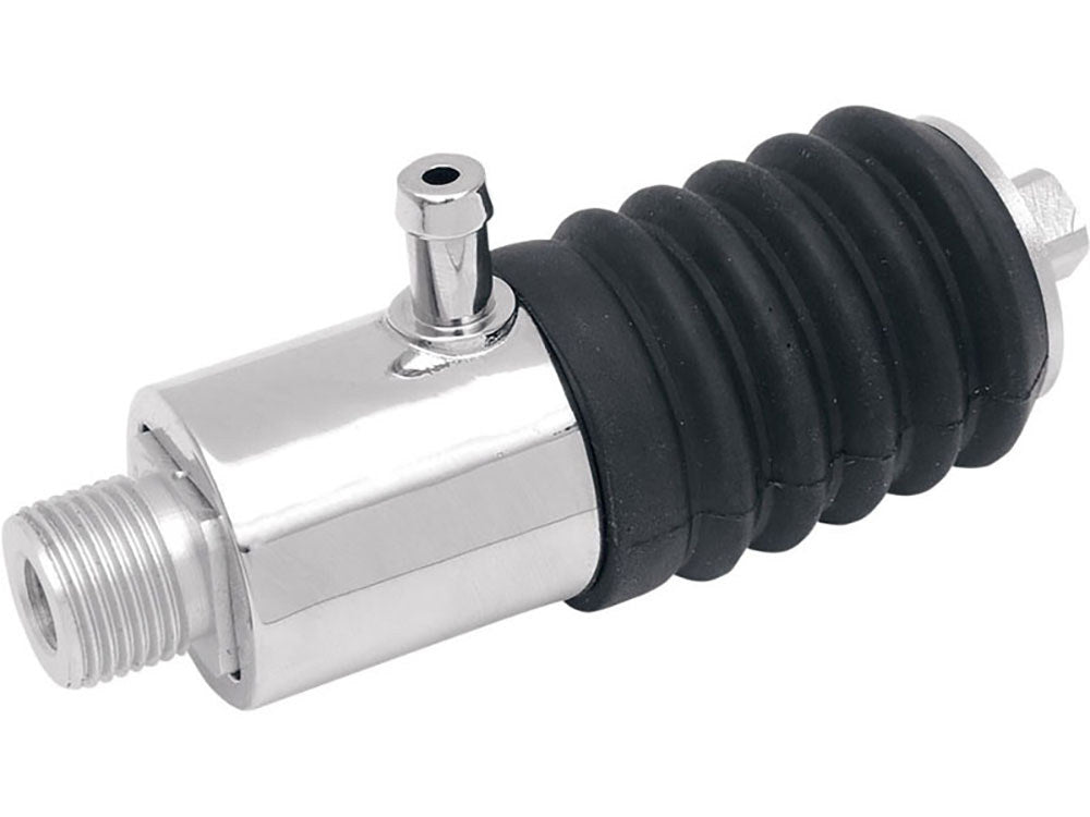 Rear Brake Master Cylinder - Chrome. Fits Softail 1987-1999 & FXR 1987-1994.