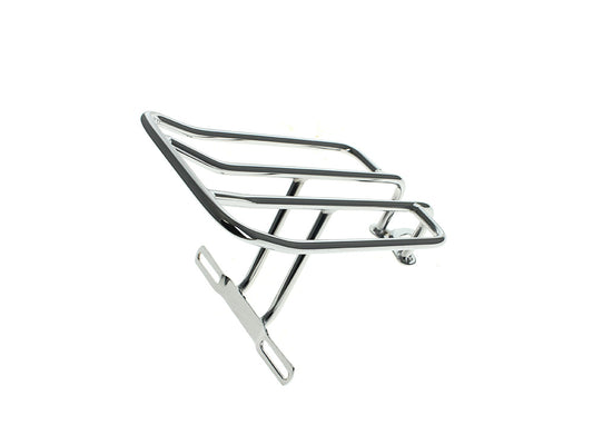 Rear Fender Luggage Rack - Chrome. Fits Dyna 2006-2017