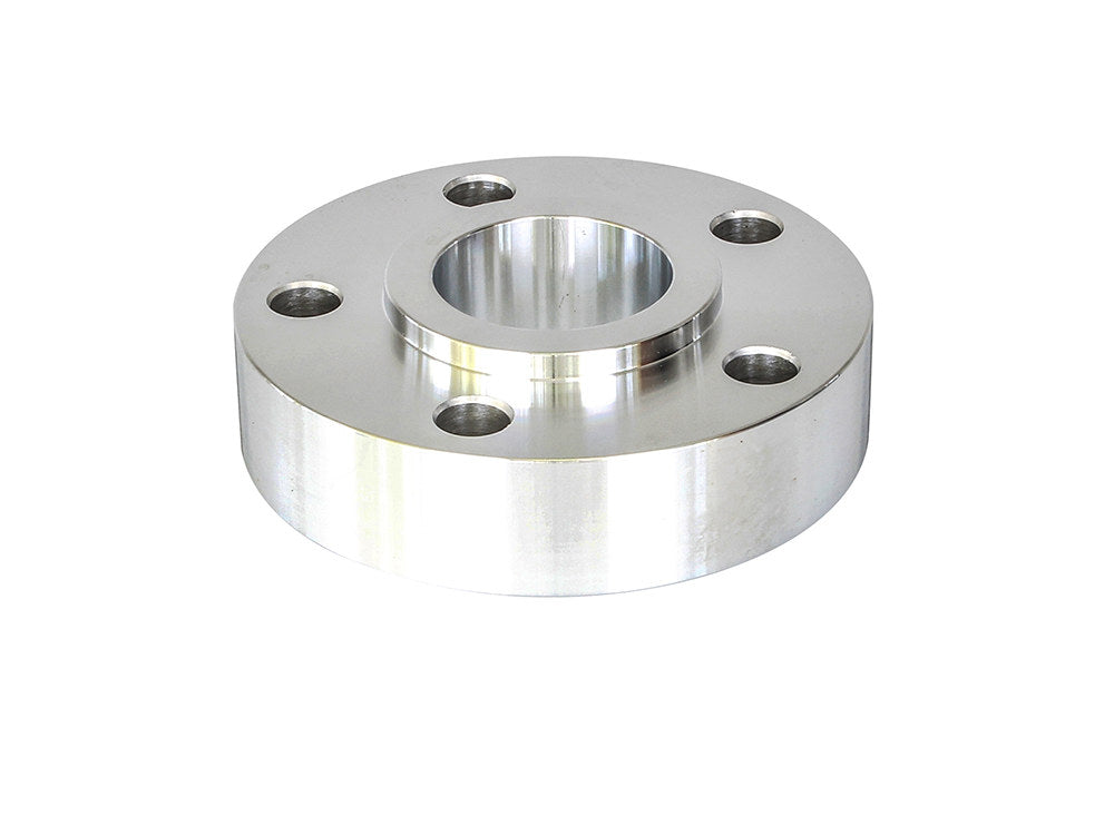 1in. Pulley Spacer with Lip. Fits H-D 2000up Wheels. Raw.