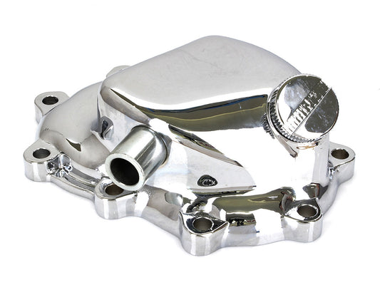 Transmission End Cover - Chrome. Fits 4Spd Big Twin 1936-1984