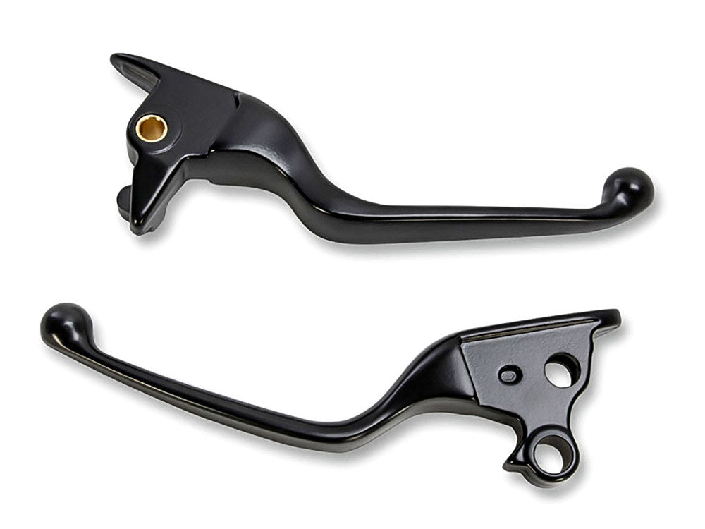 Hand Levers - Black. Fits Softail 2015-2017