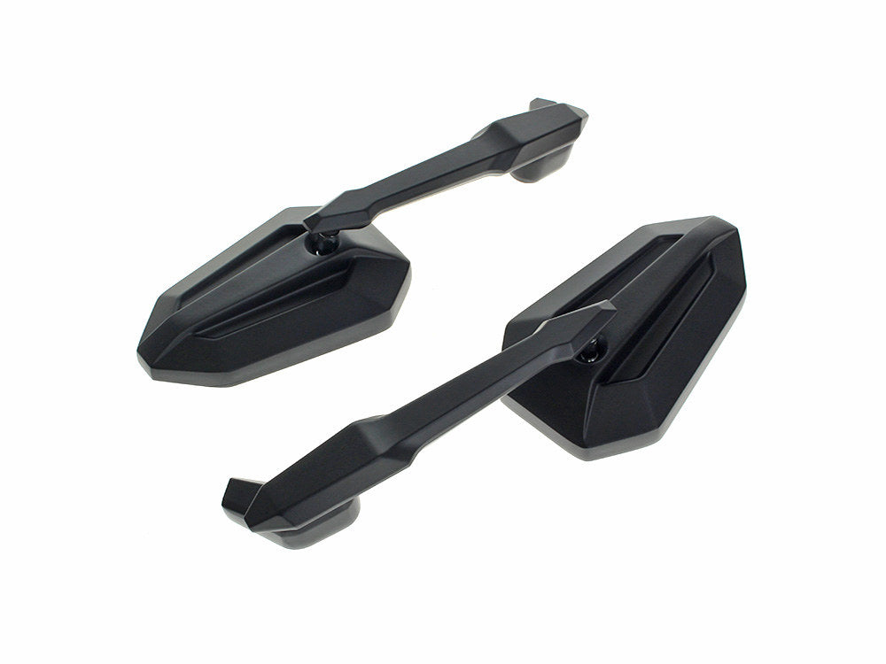 Extremity Mirrors with Adjustable Stem - Black