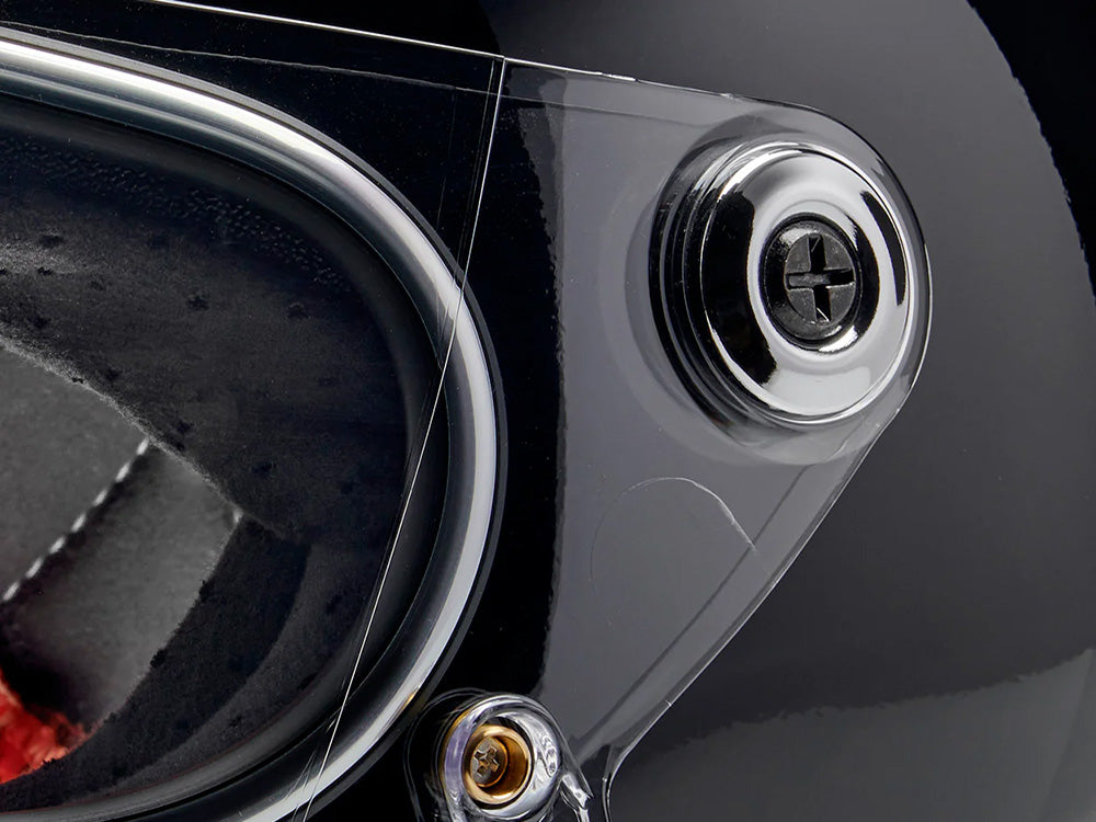 Gringo SV Helmet - Gloss Black with ECE R22.06 Compliance