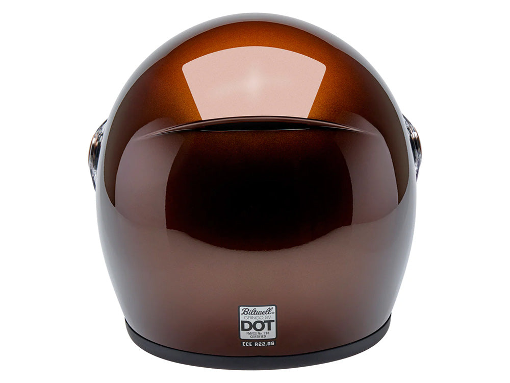Gringo SV Helmet - Metallic Whiskey with ECE R22.06 Compliance