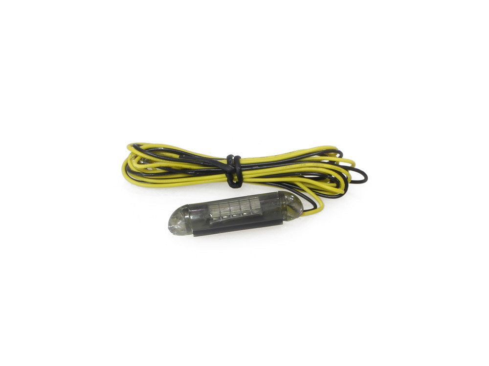40mm Turn Signal TruFLEX Strip with Smoked Tube & Amber LED.