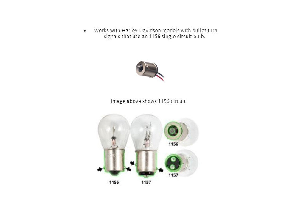 Fang LED Amber Turn Signal Inserts With Clear Lenses & Chrome Bezel. Fits Front and Rear on most Models With OEM Bullet Style Indicators 2002up.