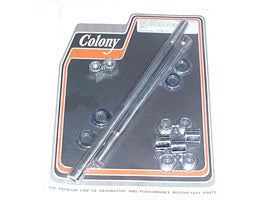 Engine Mount Bolt Kit - Chrome. Fits Softail 2000-2017