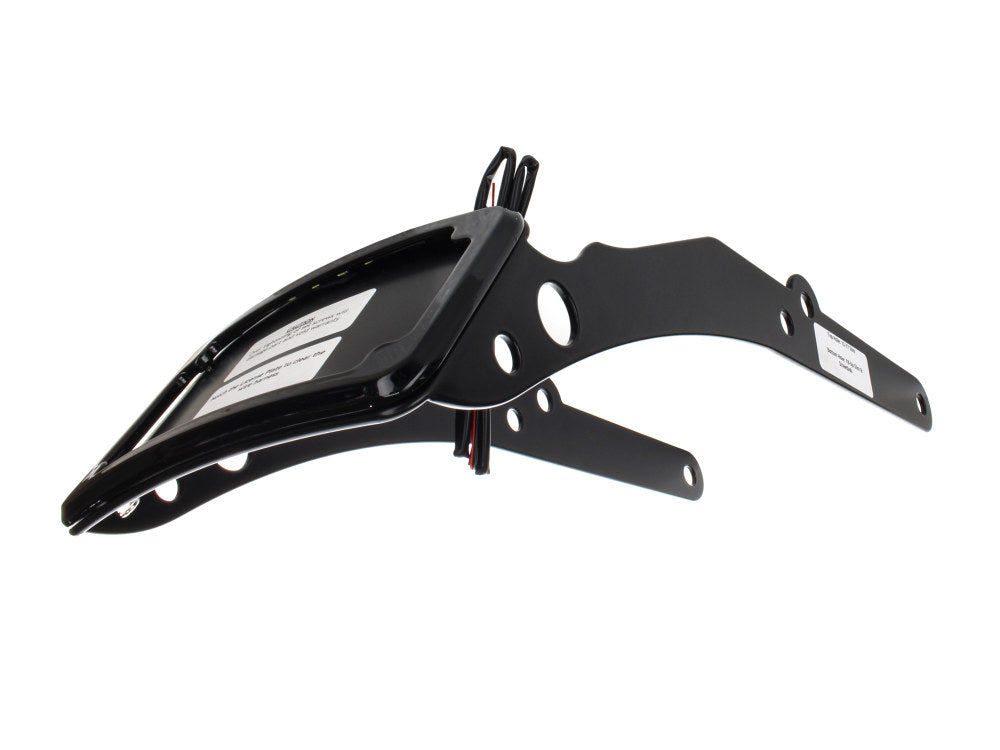 Tail Tidy Fender Eliminator Kit - Black with Number Plate Light Only. Fits Softail Street Bob & Slim 2018up & Standard 2020up.