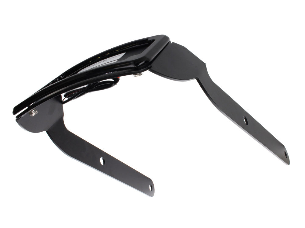 Tail Tidy Fender Eliminator Kit - Black with Number Plate Light Only. Fits Softail Fat Bob 2018-2024