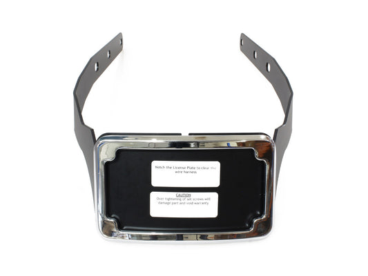 Tail Tidy Fender Eliminator Kit - Chrome with Number Plate Light Only. Fits Softail Fat Boy 2018up.