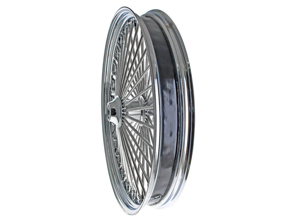 26in. x 3.5in. Mammoth Fat Spoke Front Wheel - Chrome. Fits Softail Heritage 2011up, Deluxe 2011-2020, Slim 2012-2021 & Fatboy 2011-2017