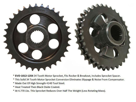 34 Tooth Compensator Eliminator Sprocket. Fits Breakout 2013up & Rocker 2008-2011.