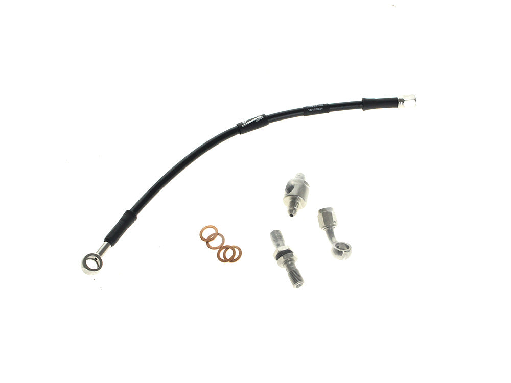 Rear Brake Line - Black. Fits Touring 1997-2007