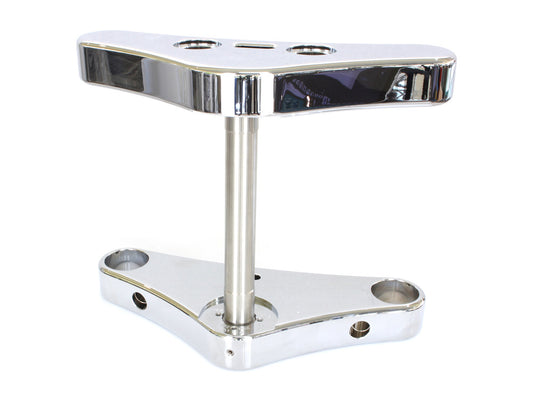 3 Degree Raked Triple Tree Kit - Chrome. Fits FX Softail 1984-2017 & Dyna Wide Glide 1993-2005.