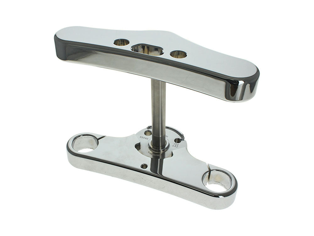 6 Degree Raked Wide Glide Triple Tree Kit - Chrome. Fits Breakout 2018up.