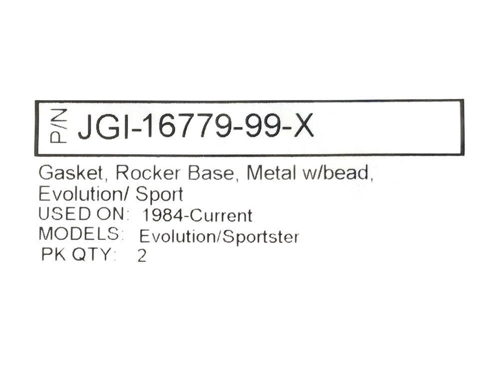 Rocker Cover Base Gaskets. Fits Big Twin 1984-1999 & Sportster 1986-2021.