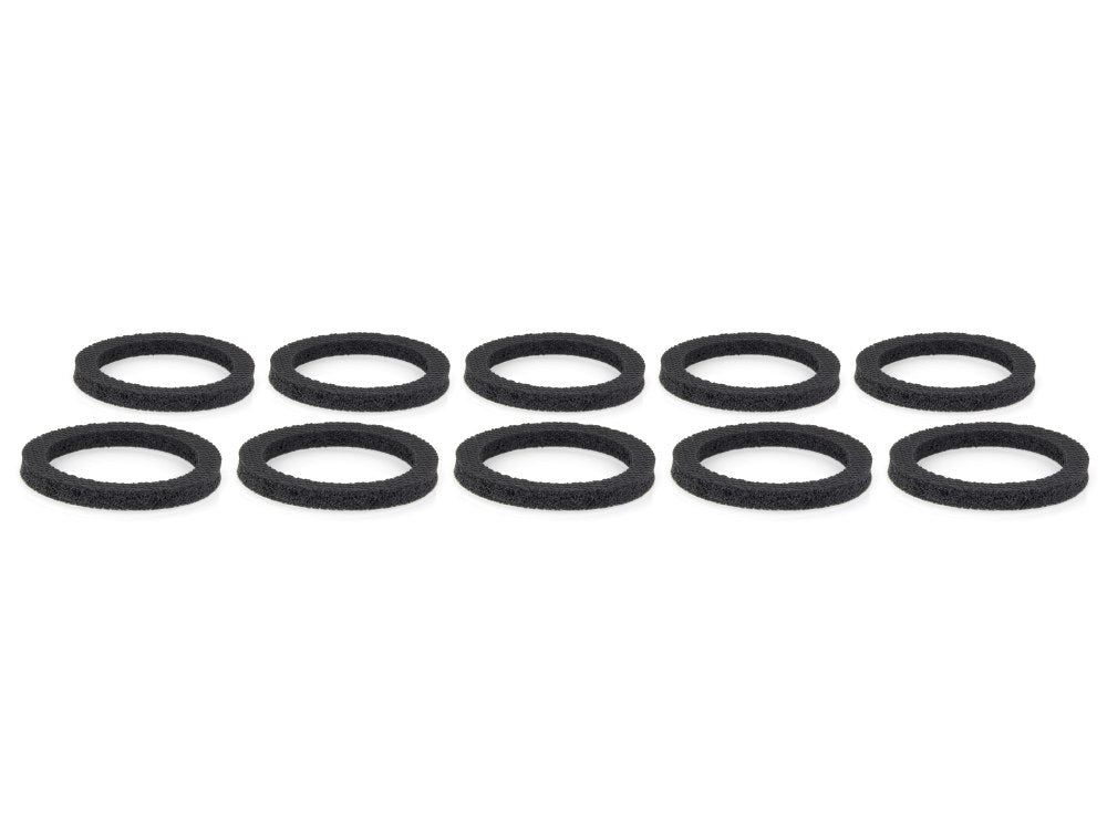 Starter Solenoid Gasket - Pack of 10. Fits Big Twin 1966-1984 with Chain Drive & Sportster 1954-1980.