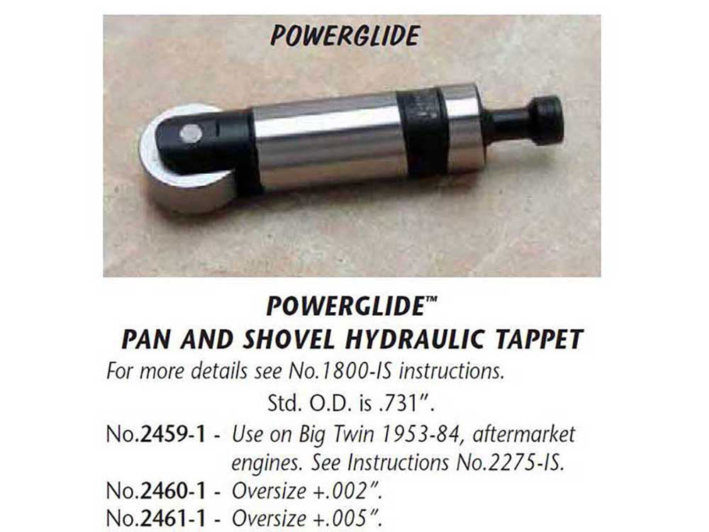 +.005in. Hydraulic Tappet. Fits Big Twin 1953-1984.