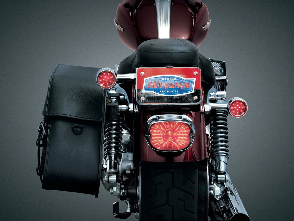 Number Plate & Turn Signal Relocation Kit - Chrome.