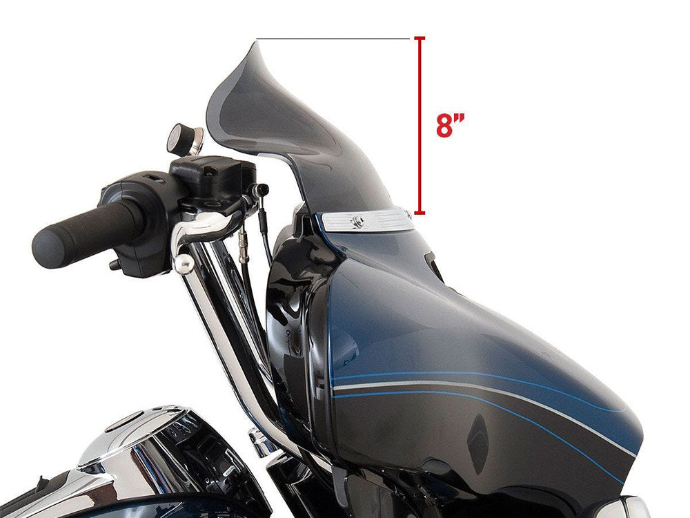 8.5in. Flare Windshield - Tinted. Fits Electra Glide, Tri Glide & Street Glide 2014-2023