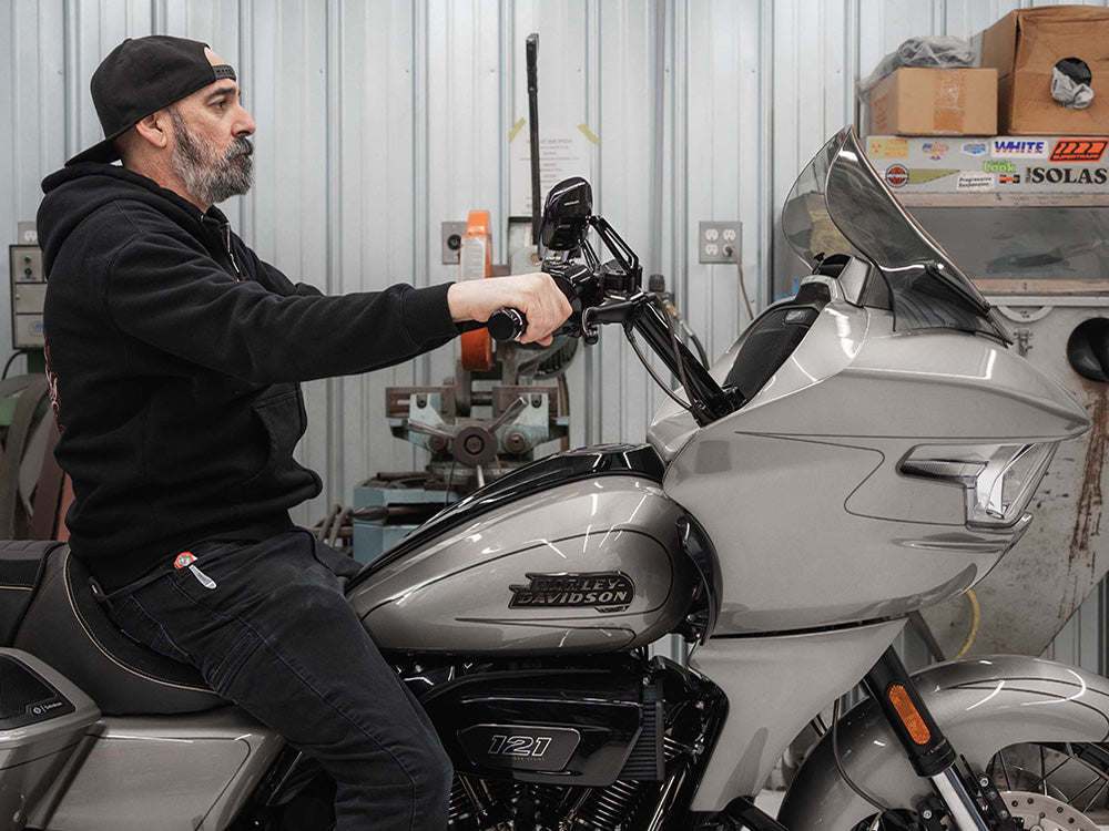 13.5in. Pro-Touring Flare Windshield - Tinted. Fits CVO Road Glide 2023up & Road Glide 2024up