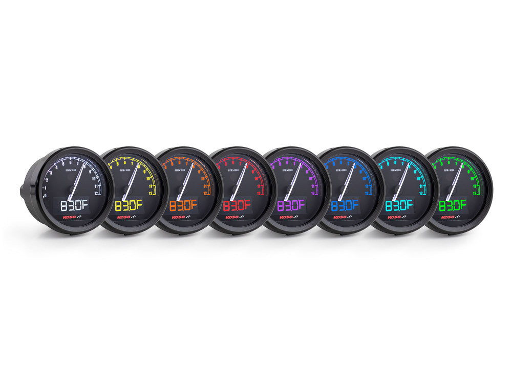 2-11/16in. Digital Tachometer - Black.