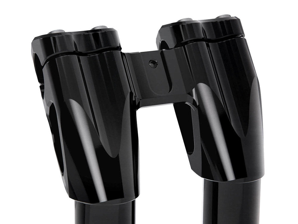5in. Kickback x 1-1/8in. Clamp Workman Riser Kit - Black. Fits 1-1/8in. Handlebar