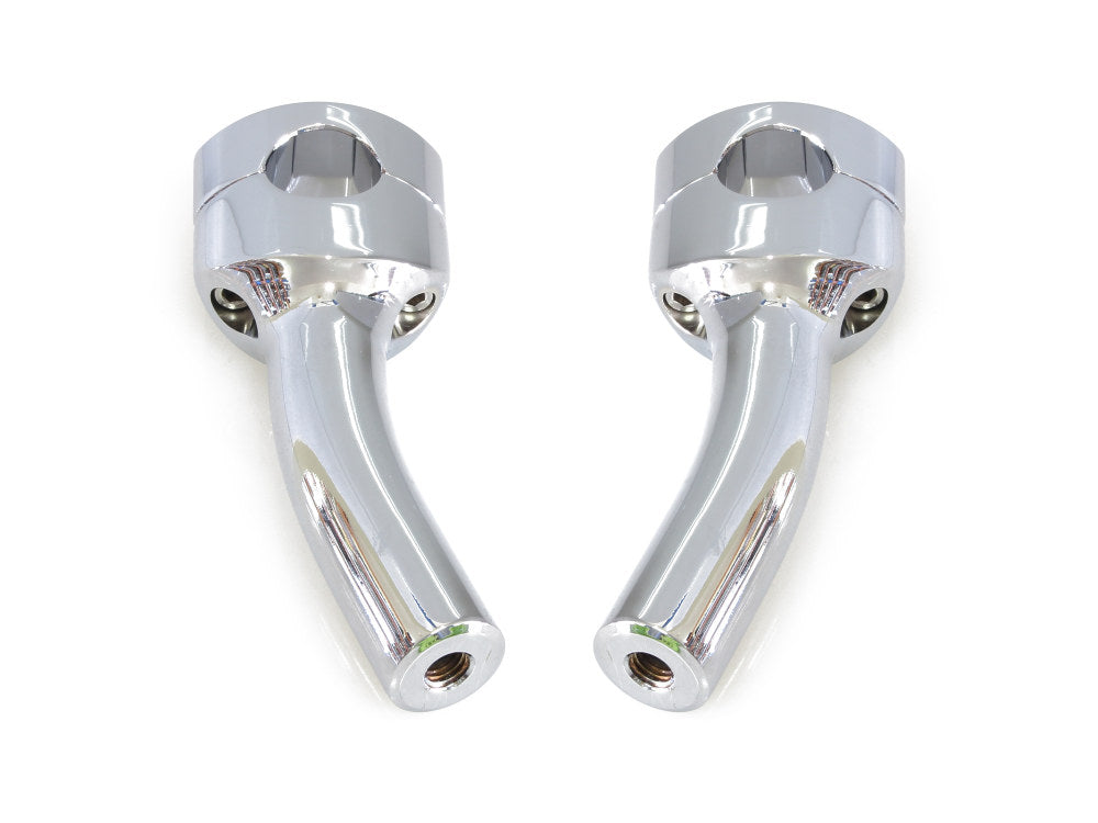5.5in. Pullback Two Piece Riser Kit - Chrome. Fits 1-1/4in. Handlebar