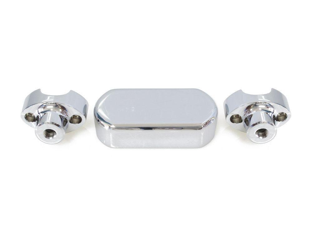 1-1/2in. Straight One Piece Riser Kit - Chrome. Fits 1-1/4in. Handlebar