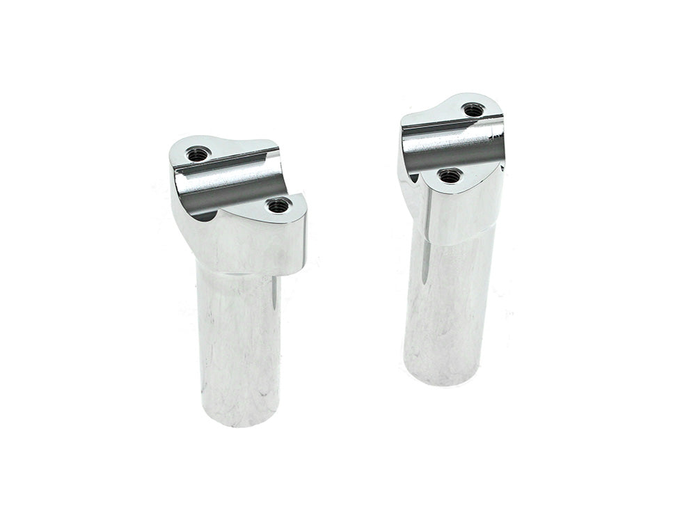 4-1/2in. Tall Risers - Chrome. Fits 1in. Handlebar