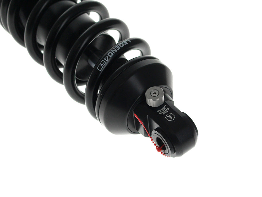 REVO-A Series, 12.5in. Adjustable Rear Shock Absorbers - Black. Fits Softail 2025up.