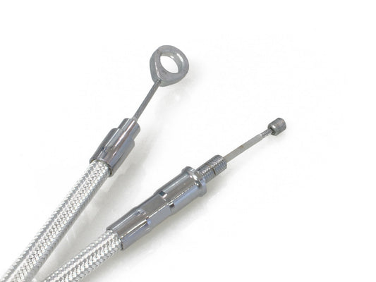 67in. Clutch Cable - Sterling Chromite. Fits 5Spd Big Twin 1987-2006